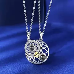collar sol luna imantado - comprar online