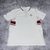 Polo Sergio Tacchini Branca/Vermelha (M)