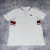 Polo Sergio Tacchini Branca/Vermelha (M)