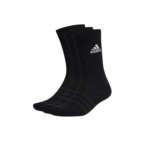 Meia Adidas Training 3 Pares Alto Preto Unissex - comprar online