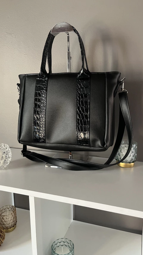 Cartera morral Amira negro - comprar online