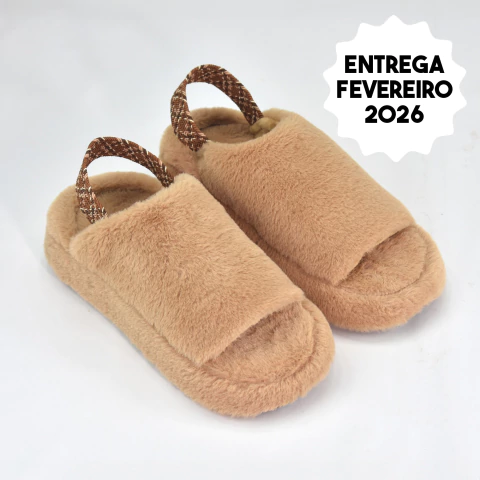 Slipper Agata Caramelo - Ref. 5608 - comprar online
