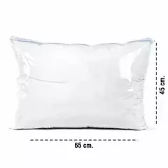 Kit Embalagem Grossa Para Travesseiro Com Zíper Lisa 70x50cm