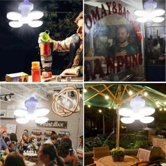 FOCO LED 2 EN 1 PLEGABLE, RECARGABLE USD Y SOLAR - tienda online
