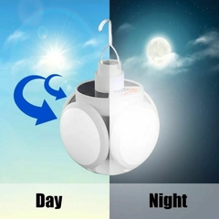 Imagen de FOCO LED 2 EN 1 PLEGABLE, RECARGABLE USD Y SOLAR