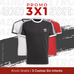 OFERTA 3X1 - REMERA RETRO ADIDAS ORIGINALS™ - comprar online