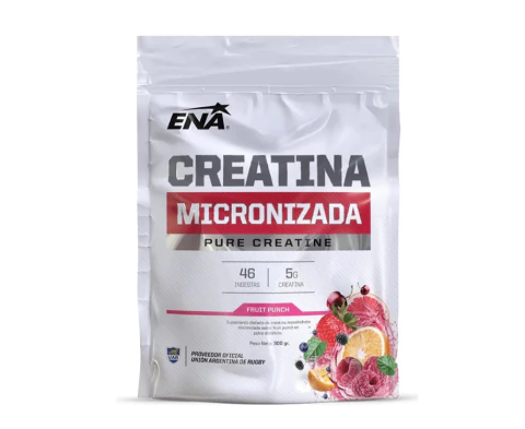 Creatina Micronizada 100% Pura X 300gr Sabor Fruit Punch