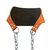 Cinturon de cuero super ancho para belt squat con cadena