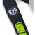 Banda Cinta De Elongación Yoga Reforzada Pilates Fitness Svg Negro / Verde Fluor - tienda online