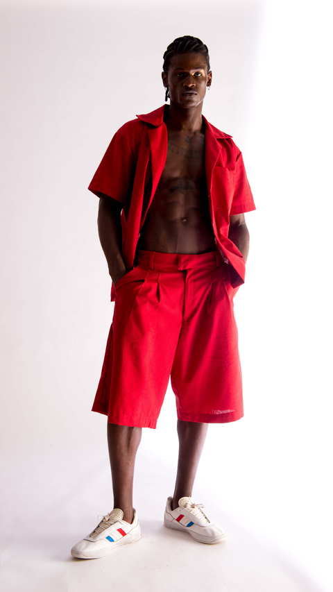 Bermuda Vermelha Linen Collection - comprar online