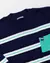 Suéter Menino Lã Listras com Bolso Marinho - comprar online