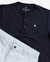 Conjunto Menino Bata Flamê + Bermuda Eco Linen Azul na internet