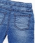 Bermuda Menino Jogger Jeans Tipo Malha Lavação Escura - Tondine
