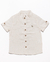 Camisa Menino Manga Curta Linho Natural - comprar online