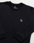 Camiseta Menino Básica Manga Longa Preta - comprar online