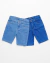 Bermuda Menino Tradicional Jeans Lavação Escura - comprar online