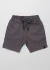 Bermuda Jogger Sarja Cordão Contraste Cinza