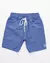 Bermuda Menino Jogger Sarja Eco Básica Azul