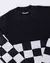 Suéter Menino Lã Xadrez Racing Preto - comprar online