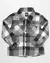 Camisa Menino Flanela Xadrez Preto