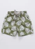 Bermuda Menino Nylon Estampa Folhagem - comprar online