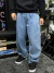 Calça Jeans Baggy Stranger Carpinteiro Azul Claro na internet