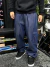 Calça Jeans Baggy Cargo Fire Azul Escuro - comprar online