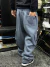 Calça Moletom Cargo Compton Azul - loja online