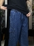 Calça Balão Cargo Compton L.A Jeans Escuro - Renzy