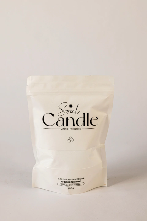 Velas en Perlas Blanca 500g Soul CandleⓇ - comprar online