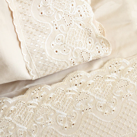 Juego de Sabanas King Cacharel Brodery - comprar online