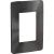 Placa 4X2 3 Postos GRAFITE/Chrome Dark - Orion