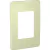Placa 4X2 3 Postos BR/ALUM Aurora Gold - Orion