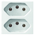 Tomada Duplex 2P+T 10A - Revitá (5UB9 9402)