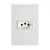 Cj. 1 Tomada 2P+T 10A 250V~ 4" x 2" - Delta Mondo (5UB9 851-2PA01)