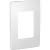 Placa 4X2 3 Postos AL/ALUM Cosmic Grey - Orion