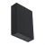 Arandela Cube Slim 4W 3000K Preto - Gaya