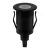 Balizador de Solo Way Up Preto 1W 3000K 80lm 32° - Stella