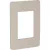 Placa 4X2 3 Postos Bege - Orion