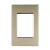 Placa 4X2 3M Champagne - Delta Mondo (5TG9 861-5PA07)