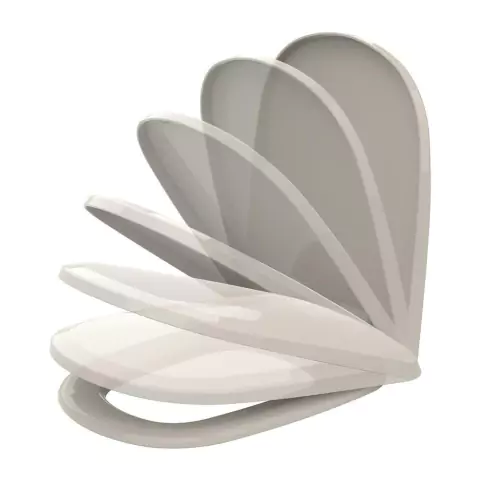 Tampa de Vaso Icasa Etna PP Soft Close Palha - comprar online