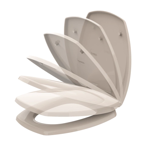 Tampa de Vaso Incepa Thema Termofixo Soft Close Pêssego - comprar online