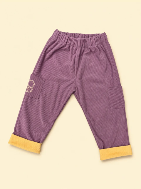 Pantalón Corderoy Lila
