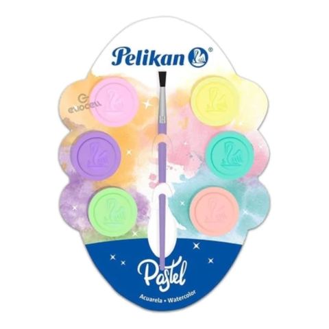 ACUARELA PELIKAN PASTEL X6