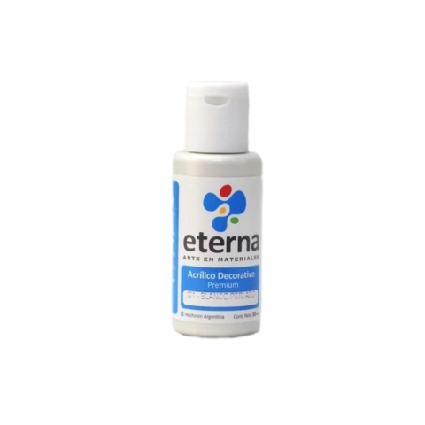 ACRILICO ETERNA 50ML 121 PERLADO BLANCO