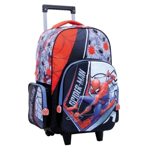HOMBRE ARAÑA MOCHILA 11725 18" CON CARRO GREY