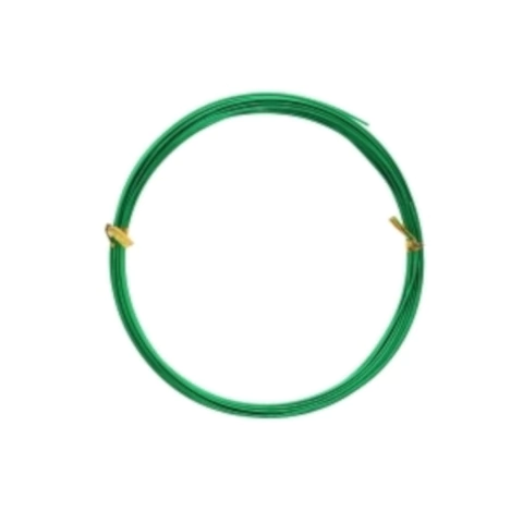 ALAMBRE IBI ALUMINIO 1MM X5 MTS VERDE