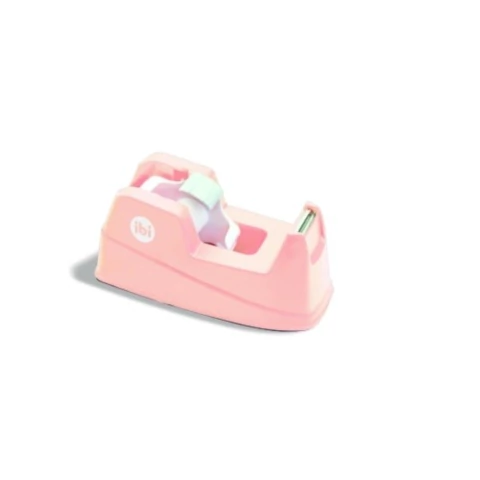 PORTARROLLO PLASTICO IBI MEDIANO ROSA/BLANCO