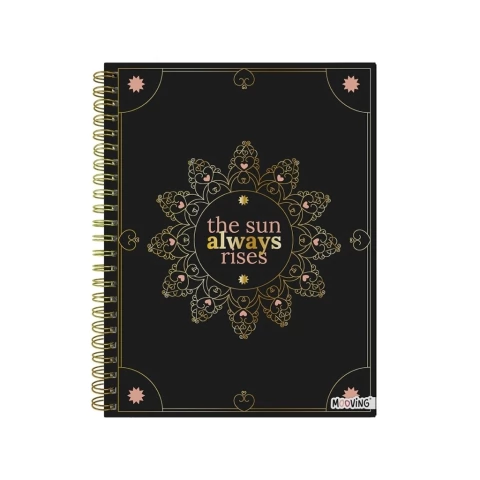 PREVENTA BOHO CUADERNO A4 96HS TAPA DURA