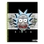 RICK AND MORTY CUADERNO A4 80HS RAYADO